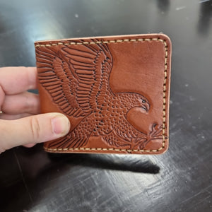 Tan Wedgetail eagle wallet