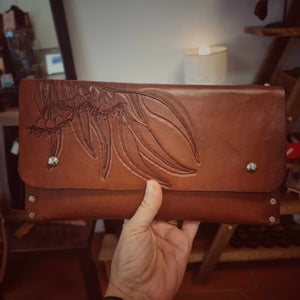 Large Rivet Clutch with Gumnuts and Hercules Moth