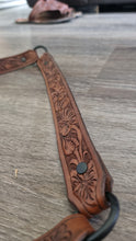 Load image into Gallery viewer, Hand tooled Yoga mat strap
