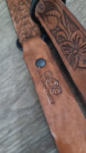 Load image into Gallery viewer, Hand tooled Yoga mat strap
